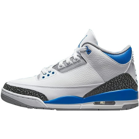 

Jordan Air 3 Retro White/Racer Blue-black Running Shoes CT8532 012 Men Size 9