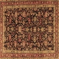 thumbnail image 1 of Ahgly Company Indoor Square Persian Brown Traditional Area Rugs, 3' Square, 1 of 4