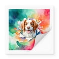 thumbnail image 2 of Funny Watercolor Adorable Brittany Spaniel Peeking Through Torn Paper Effect Vinyl Sticker Brittany Dog Lover Gifts Idea Waterproof Decal Art Decor - 00026, 2 of 5