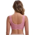 thumbnail image 2 of DARING DIVA Women's Lace Front Closure Push Up Wide Strap Bra S Pink, 2 of 6