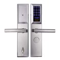 thumbnail image 2 of Tarjeta Cerradura de Puerta Electrónica Cerradura Inteligente con Contraseña de Habitación de Llave ( Hacia La Derecha) Plata Baoblaze Cerradura de puerta de control de acceso de entrada, 2 of 8