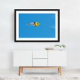thumbnail image 2 of Smiling Kite - Ocean City Maryland Photography Summer Humor Whimsical Black Framed Wall Art Print 12 x 18 inches, 2 of 4