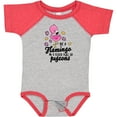 thumbnail image 3 of Inktastic Be a Flamingo in a Flock of Pigeons with Flowers Girls Baby Bodysuit, 3 of 5