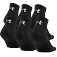 thumbnail image 2 of Under Armour Unisex Charged Cotton 2.0 Quarter Sock Med, 2 of 7