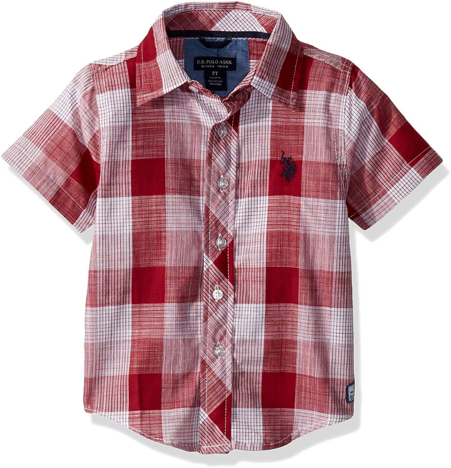red plaid polo button down red plaid polo button down