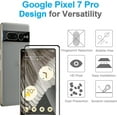 thumbnail image 3 of AICase Tempered Glass Screen Film Protector for Google Pixel 7 Pro & Google Pixel 7, 2 Count, 3 of 6