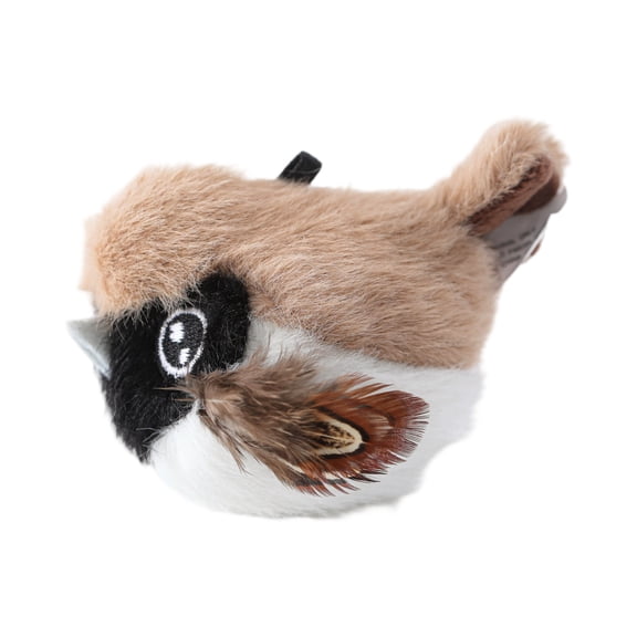 Chirping Bird Cat Toys, 10X3 in Wing Span, Flying Bird Toys for Cats, Cat Entertainment for Indoor Cats, Catnip Infused, 1 Pc