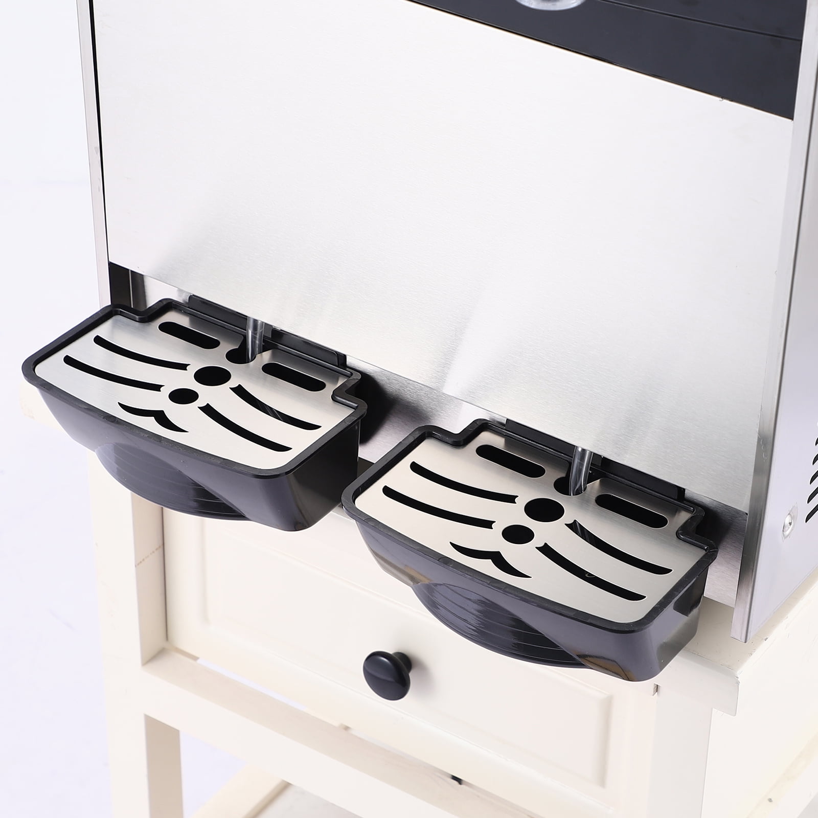 Commercial Slushie Machine, 500W Frozen Drink & Margarita Maker, Single Tank Slushy Machine for Bar, Cafe, ICE 12L/15L