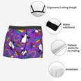 thumbnail image 3 of Yiaed Rainbow Lgbt Penguin Print Men's Soft Cotton Boxer Shorts Breathable Boxers Underwear Moisture-Wicking Underwear Stretch Boxer Briefs for Man-Medium, 3 of 5