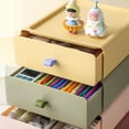 thumbnail image 3 of Dinheiro Organizador De Escritorio, Cajones De Almacenamiento Apilables, para Almacenamiento De Maquillaje, Accesorios De Organización De Baño, 1 Cajones, 21*20*8cm, 3 of 5