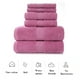 thumbnail image 3 of Juego de toallas de baño de secado rápido 100 % algodón, toallas ligeras, compactas y súper suaves, absorbentes y con certificación Oeko-Tex para calidad de spa de hotel, 3 of 5