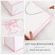 thumbnail image 3 of Bolsas de regalo Silkfly 12 unidades blanco y rosa 30x25x10 cm, 3 of 6