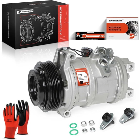 A-Premium A/C Compressor with Clutch Compatible with Cadillac SRX 4.6L 2004-2009