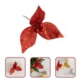 thumbnail image 2 of Miangastore Artificial Flowers For Decor Indoor Red Cloth 4Pcs 12X12X9Cm, 2 of 8