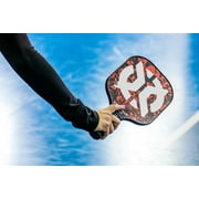 Recruit by ONIX Pickleball Polypropylene Core V4 Paddle for All Ages and Skill Levels, Orange/Black, 7.6 oz, New