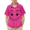 thumbnail image 2 of Piuwrlz 14 Years Boys Short polo Sleeve Teen Funny Graphic Shirts Tops Pocket Pullover T Shirts Hot Pink Size 14 Years, 2 of 9