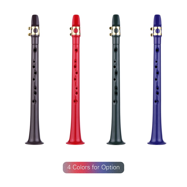 Cheap 11-hole C Key Mini Pocket Saxophone ABS with Alto Mouthpiece Ligature  4pcs Reeds 8pcs Dental Pads