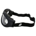 thumbnail image 3 of Birdz Eyewear Buzzard Motorcycle Goggle Fits Over Glasses Black Frame with Clear Lens, 3 of 6