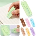 thumbnail image 5 of 1 Pack Erasers Sliding Retractable Eraser, Soft Cute Erasers Push Pull Eraser with Plastic Sleeve for Office Home Supplies, Colored Push-Pull Rubber Eraser for Painting Drawing(Yellow,3.2x1"), 5 of 8