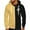 Yellow, variant on Zkozptok Zip Up Hoodies For Men Loose Color Block Hooded Jacket with Pocket Plus Size Casual Sweatshirt