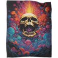 thumbnail image 1 of Blanket Skeleton 3D Thick Warm Fleece Blanket Throw Blanket For All Seasons Bed, 1 of 7