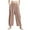 Z1-Khaki, variant on vigerkar Women's Plus Size Wide Leg Pants Summer Stretchy Drawstring Waist Comfortable Fit Casual Capri Pants with Pockets Khaki, XL