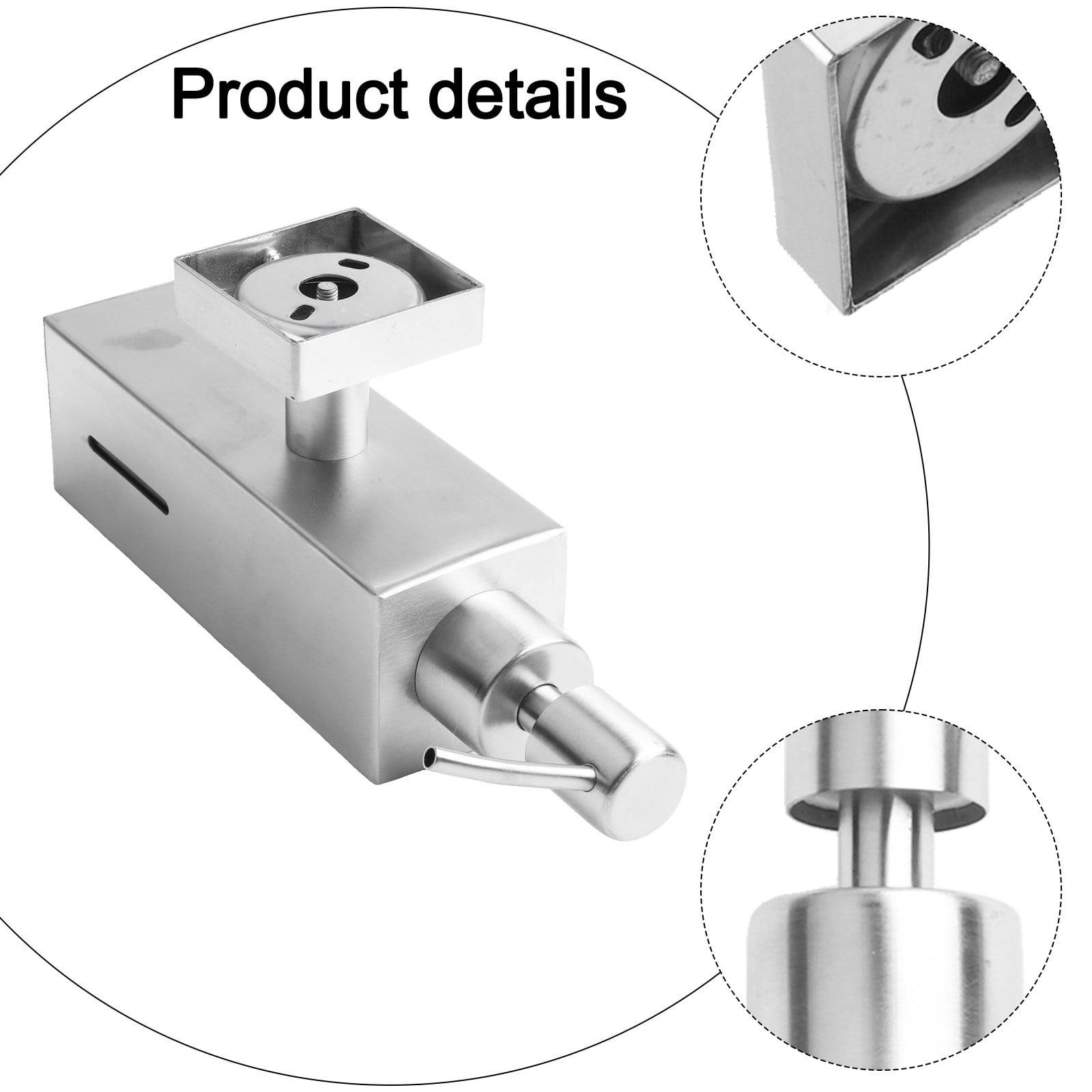 Soap Dispenser for Hotel Bathroom Wall Mounted Square Hand Soap Dispenser