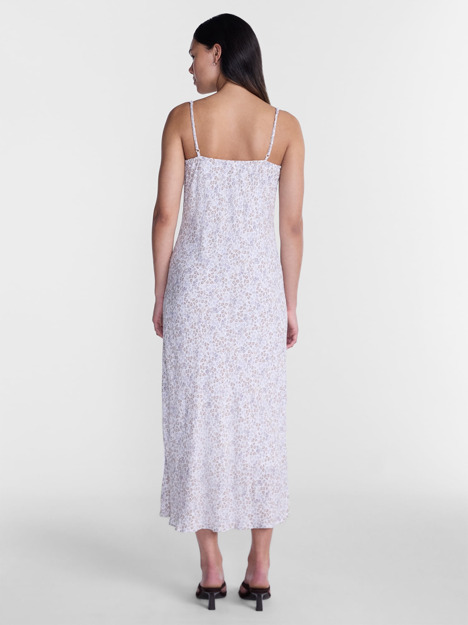 No Boundaries Woven Sweetheart Maxi Dress, Women’s XXS-XXL