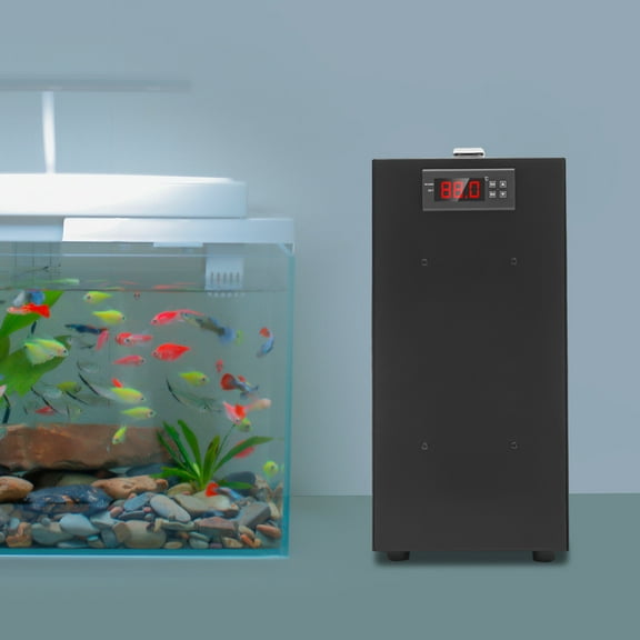 Aquarium Water Chiller with LCD Display,  -55-20°C, 1-3L/min Water Flow, 90W Cooler for Less Than 40L Aquariums