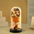 thumbnail image 6 of Valentine's Day Gift for Him/Her Rose Bouquet with LED Lights, Eternal Flowers in Glass Dome, Romantic Gift for Valentine's Day, Mother's Day, Anniversaries, Christmas, and Birthdays, 6 of 6