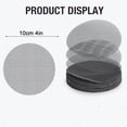 thumbnail image 3 of Haidf 50Pcs Flower Pot Hole Mesh Pad, Reusable Round Plant Pot Drainage Hole Mesh Cover Screens, Durable Bonsai Pot Bottom Grid Mat Mesh, Prevent Soil Loss, Gardening Essentials, 4", Black, 3 of 7
