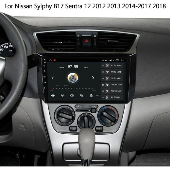 LICHENGTAI Android 12 Car Stereo Radio Fit for Nissan Sentra Sylphy 2012-2018, 10.1-Inch HD Touchscreen Car Multimedia MP5 Player Support Wireless Carplay, Bluetooth, WiFi, GPS, FM  Backup Camera