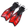 thumbnail image 2 of Palmes de Natation Professionnelles Talon Ouvert Réglable Confort Flexible Portable pour Plongée en Apnée Natation, 2 of 8