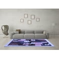thumbnail image 3 of Ahgly Company Indoor Rectangle Abstract Blue Contemporary Area Rugs, 3' x 5', 3 of 4