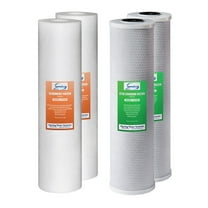 iSpring Water Systems, LLC iSpring Replacement Water Filters for 2-Stage 20" Whole House Water Filter, 1-Year Supply