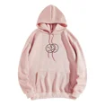 thumbnail image 1 of Moda Letra Impresa Sudadera Deportiva Jersey Multicolor, 1 of 6