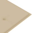 thumbnail image 2 of vidaXL Outdoor Patio Bench Loveseat Chair with Cushion Solid Wood Eucalyptus, 2 of 10