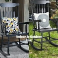 thumbnail image 6 of Sophia & William Outdoor Oiled Acacia Wood Rocking Chair - Black, 6 of 6
