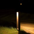 thumbnail image 3 of 7W Garden Light 3000K Bolardo de luz Exterior Impermeable IP65 Luz decorativa Luz de césped de aleación de aluminio negro Adecuado para jardín Patio Calzada Césped JAMW Sencillez, 3 of 5