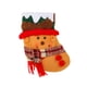 thumbnail image 2 of Calcetín Navideño con Decoración de Papá Noel | Bolsa de Regalo para Niños | Material: Poliéster | Color: Verde | Medidas: 19,5 X 14 X 4 Cm | Decoración Navideña Reutilizable y Festiva | Incluye 1 Bo, 2 of 6