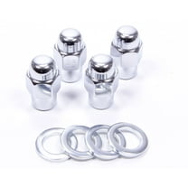 Gorilla 12 mm x 1.50 Thread Short Mag Chrome Lugnut 4 pc P/N 73137SMB