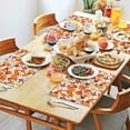 thumbnail image 2 of Thanksgiving Dinner Placemats Set of 4, Durable Linen Table Mats with Pumpkin and Turkey Pattern, Machine Washable Heat Resistant Autumn Dining Table Mats, 2 of 6