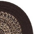 thumbnail image 2 of Colonial Mills  Puritan Polyproplyene Indoor Outdoor Braided Rug Brown 6X8 6' x 9' Oval, 2 of 2