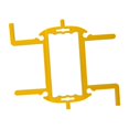 thumbnail image 4 of Garden Hose Holder Portable Water Hose Reel Cable Storage Durable ABS Construction for Backyard Farm, 4 of 9