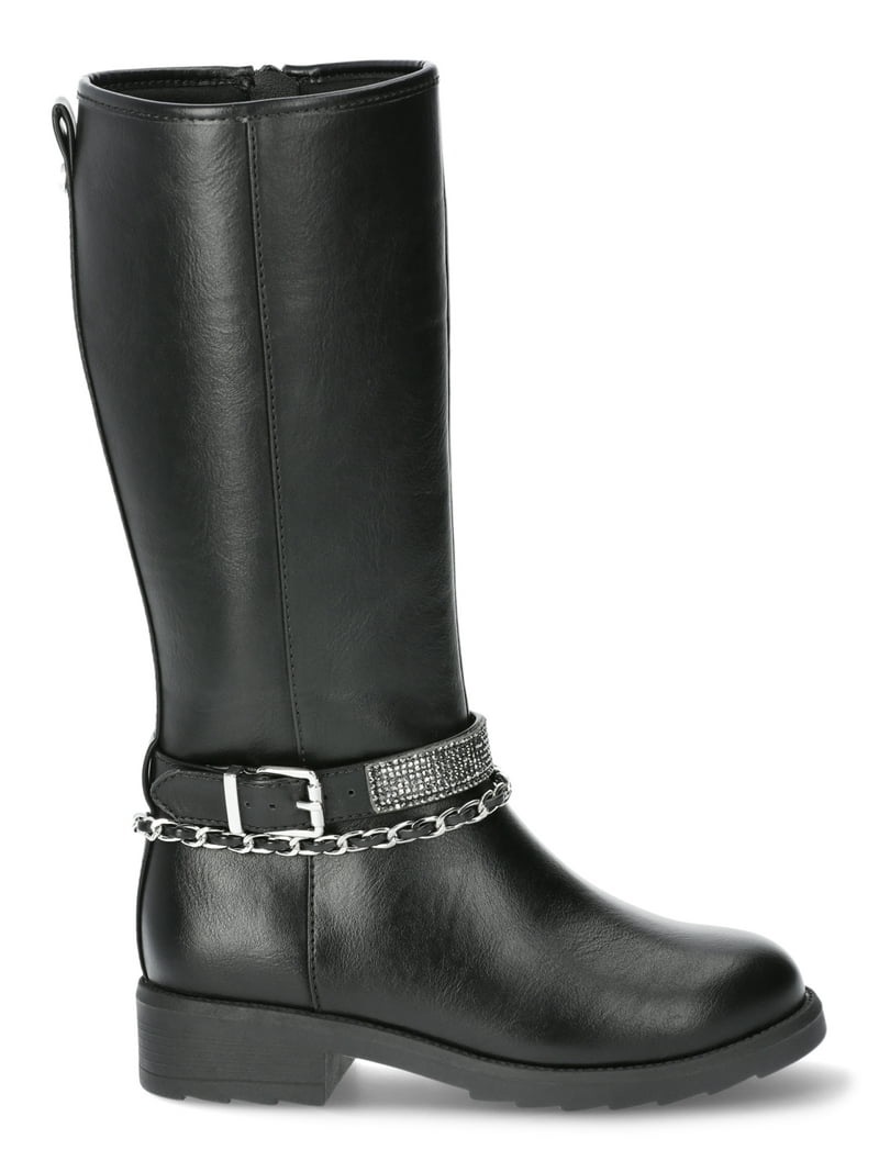 Madden NYC Little Girl Big Girl Tall Chain Boot