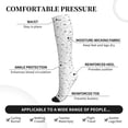 thumbnail image 3 of Lsque Airplane Pattern Sport Compression Socks for Men & Women 15-20 mmHg Knee High Nurse Pregnant Running Medical and Travel Athletic, 3 of 6