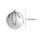 thumbnail image 3 of Fiudx Bolas de Espuma Navideñas Blancas de 8 Cm, Adornos Colgantes Ligeros, Aspecto Brillante, Ideales para Árbol de Navidad y Chimenea, Ambiente Festivo Acogedor, 1 Unidad., 3 of 6