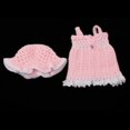 thumbnail image 3 of Vestido de Muñeca Sombrero Traje Hecho Punto Del Sombrero Para 10 '' - 11 '' baby Girl Doll Clothes, 3 of 7