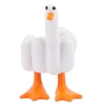 thumbnail image 1 of Middle Finger Duck Decoration Funny Little Duck Resin Figurine Ornament Decor Resin Craft Decoration Sculpture Statue for Home Office Desktop Housewarming Gift, 1 of 5