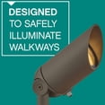 thumbnail image 2 of 1536TXB-12 Hinkley Lighting 8W 1 LED Accent Spot Light-3.25 Inches Tall and 5.75 Inches Wide-Textured Brown Finish, 2 of 15